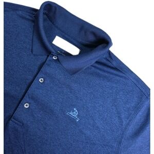 Donald Ross Long Sleeve Polo Shirt Mens Large Blue ]Golf Sportswear GOLF LOGO